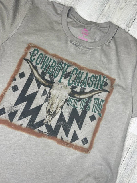 Cowboy Chasin Hell of a Time