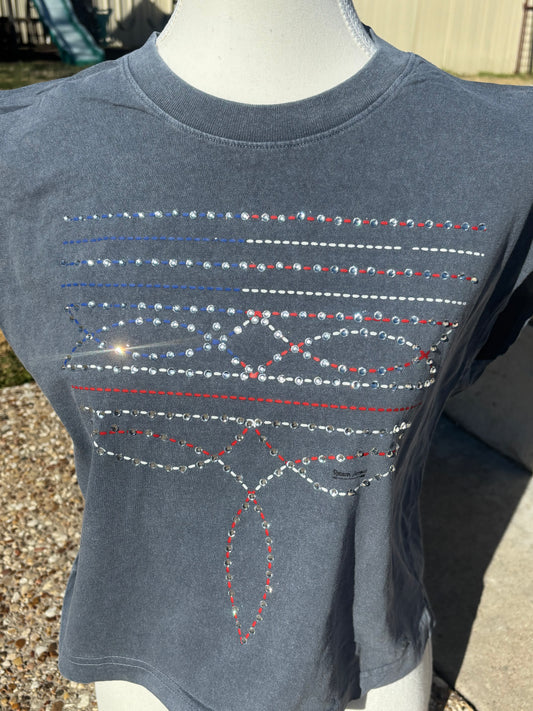 Flag Boot Stitch