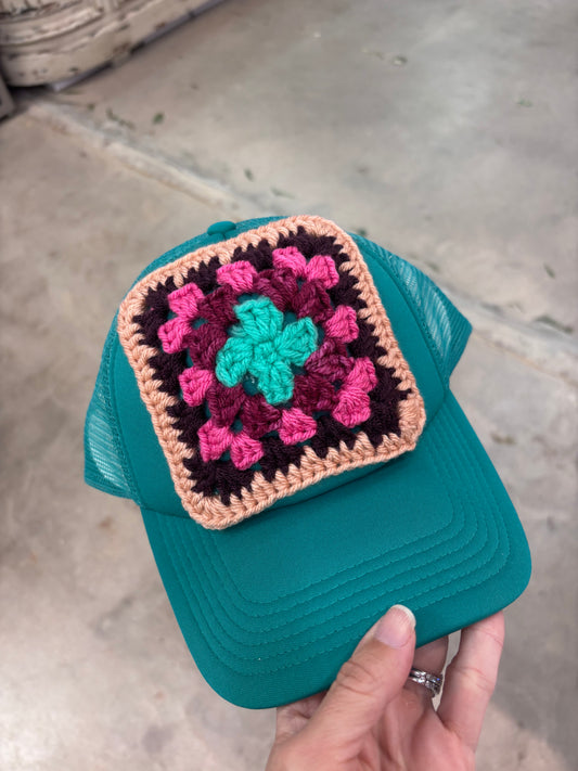 Granny square caps
