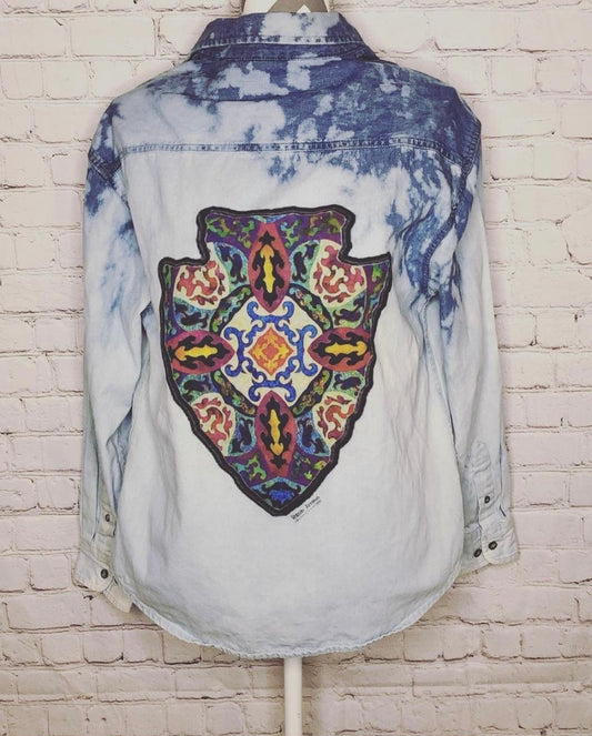 Boho arrowhead Denim