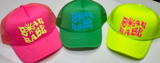 Boat Babe Neon Cap