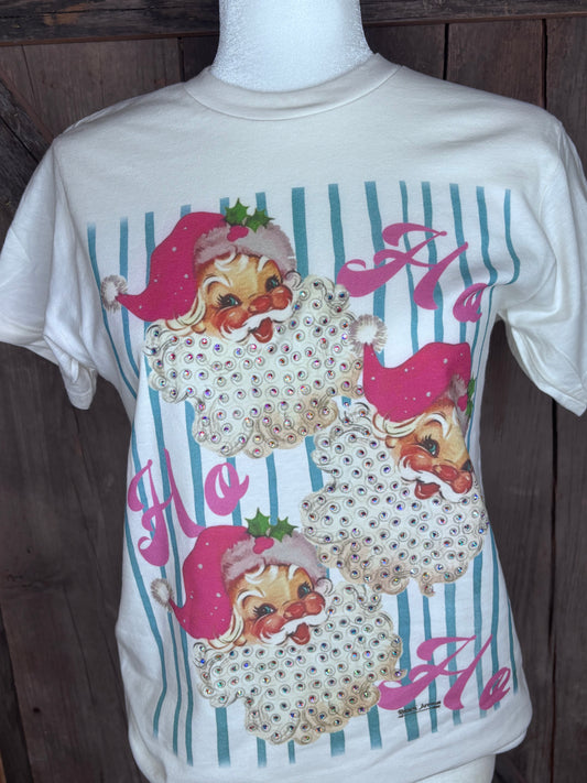 Ho Ho Ho Santa Pink