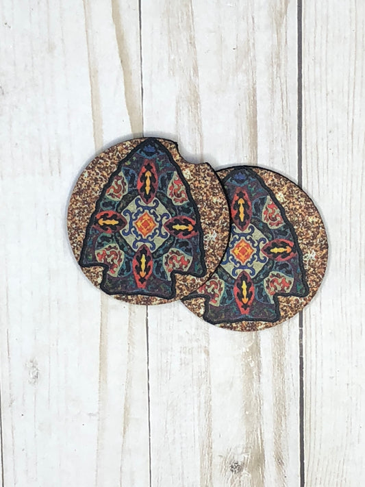 Boho Arrowhead Coasters