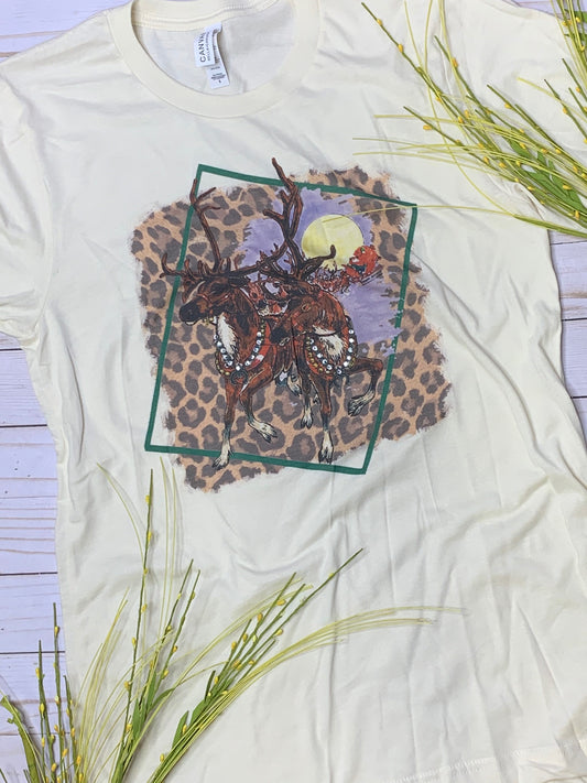 Vintage sleigh scene