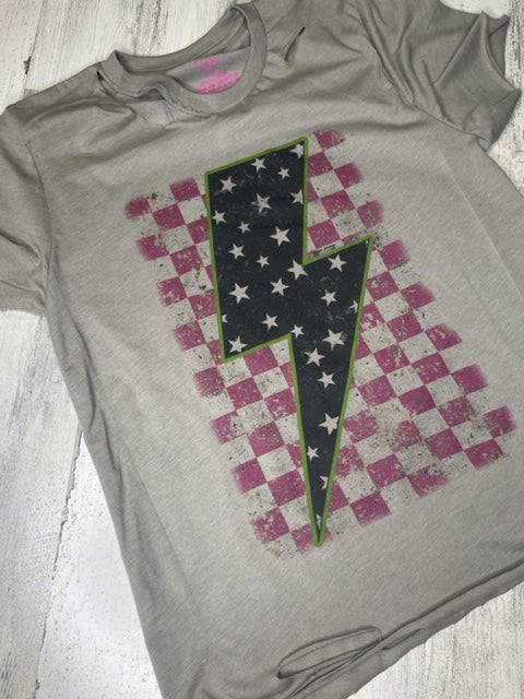 Star bolt distressed