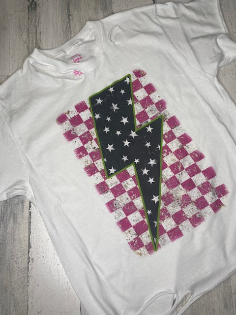 Star bolt distressed